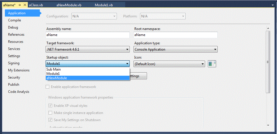 Select Module To Run